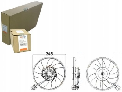 Вентилятор радіатора [behr hella] opel insignia фото №1
