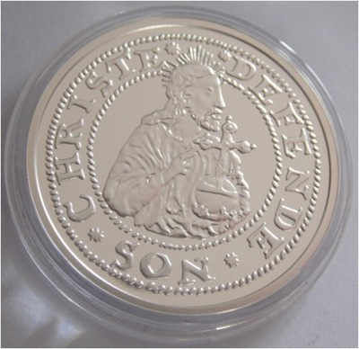 GROSZ OBLĘŻNICZY GDAŃSK 1577 - SREBRNA REPLIKA - POLECAM @@@