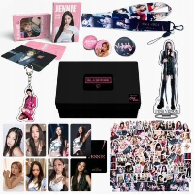 BLACKPINK ジス ジェニー ロゼ リサ バッチ グッズ セットBOX KPOP BLACKPINK LISA JENNIE ROSE JISOO GIFT BOX SET – купить в
