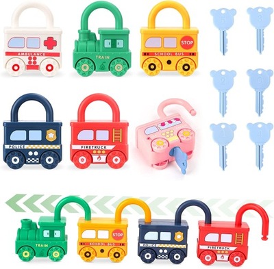 Klucz Zamek Zabawki Dla Dzieci Gra Sensoryczna