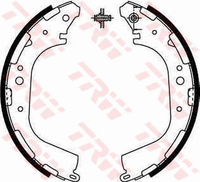 BRAKE SHOES BRAKE SET REAR FITS DO: INFINITI QX4  