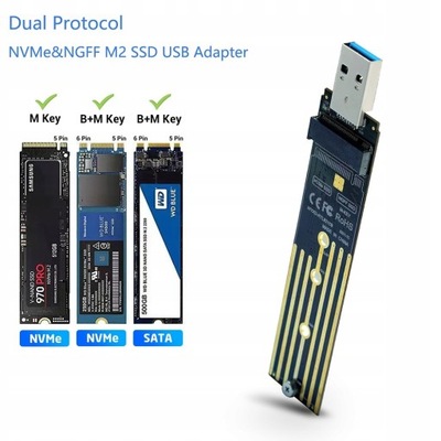 Hot sales Adapter M.2 NVME PCIe NGFF SATA M2 SSD Board Dual