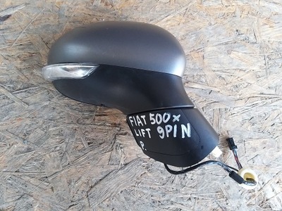 Зеркало правое 9 pin fiat 500 x фото №1