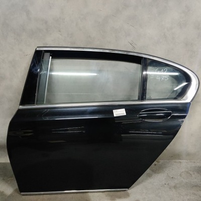 DE PUERTA IZQUIERDO PARTE TRASERA VENTANAS BMW 7 G12 BLACKSAPHIRE 475  