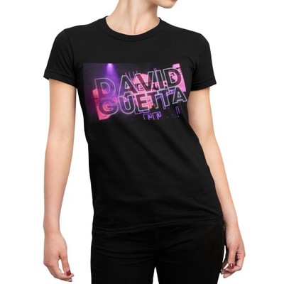 Koszulka T-shirt Damska- david guetta house- XXL