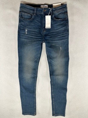 HOUSE jeans skinny fit denim dark W32L32 82cm