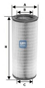 UFI FILTERS 27.154.00 FILTRAS ORO 