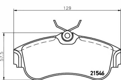 Textar тормозные колодки ham. nissan перед primera 90-99/alme фото №1