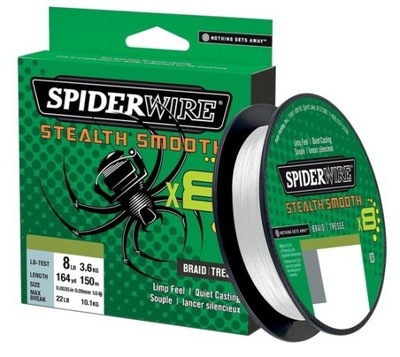 Plecionka SpiderWire Smooth 8 Biała 0,19mm 150m