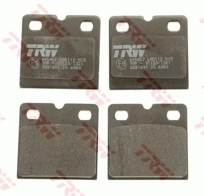 Гальмівні колодки гальмівні задня gdb1641 trw aston martin db10 фото №1
