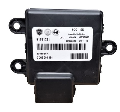 Fiat оригінальний номер модуль паркування pdc 51751721 linea фото №1