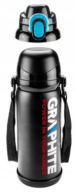 Termos termiczny kubek na napoje pojemny 800ml GRAPHITE GD04
