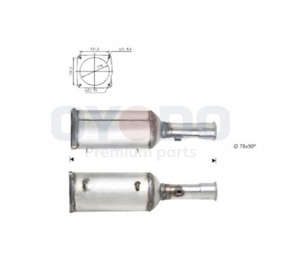 Фільтр часток твердих do peugeot 807 фото №1