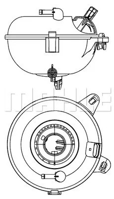 MAHLE CRT 21 000S БАЧОК РАЗШИРИТЕЛЬНЫЙ, ЖИДКОСТЬ ОХЛАЖДАЮЧАЯ