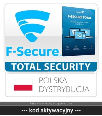 F-Secure Total Security 3 urządzenia / 2 lata