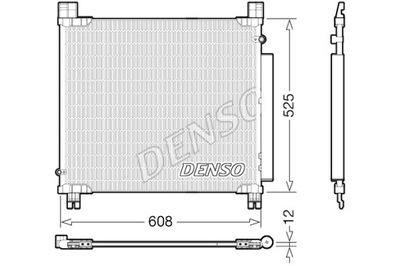 DENSO КОНДЕНСАТОР КОНДИЦИОНЕРА TOYOTA HILUX VIII 2.4D 2.8D 05.15- фото