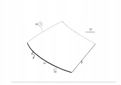 Стекло передняя mercedes sl r231 фото №1