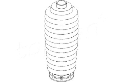 Topran защита амортизатора ford focus 1.4-2.0 10.9 фото №1