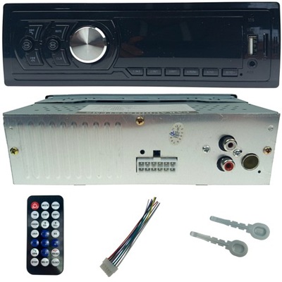 RADIO SAMOCHODOWE BLUETOOTH 1 DIN MP3 USB SD MIROFON AUX PILOT 4x60W