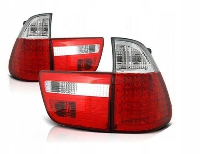 ФОНАРІ DIODOWE ЗАДНЄ BMW X5 E53 99-03 RED WHITE LED (СВІТЛОДІОД)