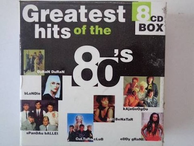 Greatest Hits Of The 80's 8 CD w pudelku