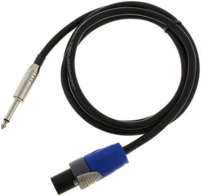 Kabel głośnikowy Speakon Jack 1,5 m 2x 2,5 mm2