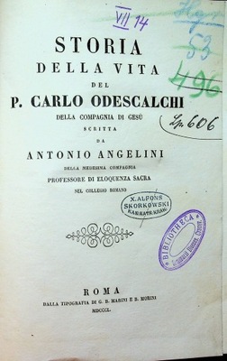 Storia Della Vita 1850 r.