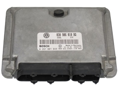 ECU SKODA OCTAVIA 1.9 TDI 038906018BQ 0281001849