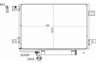 HART CONDENSADOR CONDENSADOR DE ACONDICIONADOR DB W169 A150 04-  