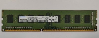 PAMIĘĆ DDR3 PC3L 12800U 4GB 1RX8 SAMSUNG *796