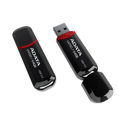 Pendrive ADATA UV150 64 GB USB 2.0, USB 3.0, USB 3.1, USB 3.2 czarny