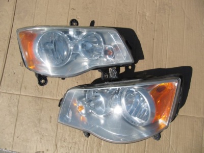 Chrysler town country 11- лампа ліва права фара dodge grand caravan фото №1