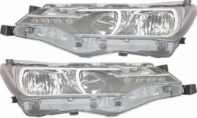 Фары лампы toyota corolla e18 13- l+p фото №1