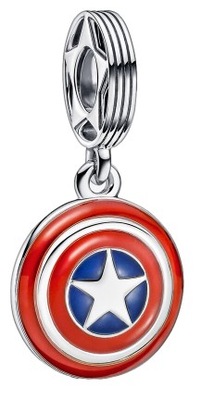 Charms koralik Tarcza Kapitana Ameryki Marvel A