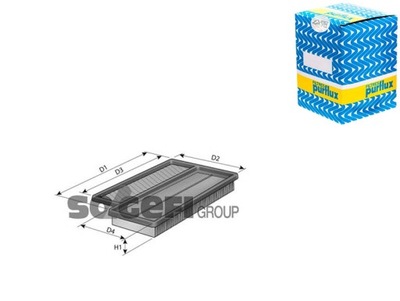 ФИЛЬТР ВОЗДУХА PURFLUX CA11190 LX2880 C24006 ELP9