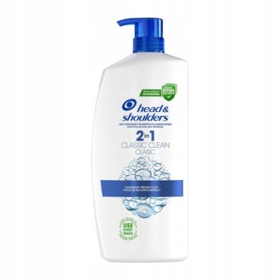 head & shoulders CLASSIC CLEAN 2w1 szampon POMPKA 800ml