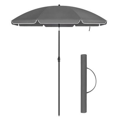 Parasol plażowy 200 cm parasol ogrodowwyochrona UV do UPF 50+ SONGMICS