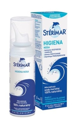 STERIMAR HIGIENA NOSA 100 ml woda morska spray