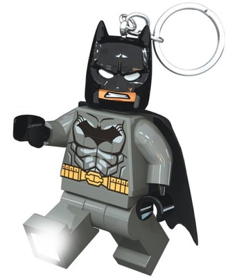 LEGO BRELOK LATARKA LED SUPER HEROES DC BATMAN SZARY