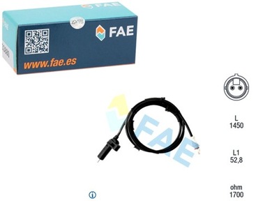 SENSOR ABS CITROEN FIAT PEUGEOT FAE  