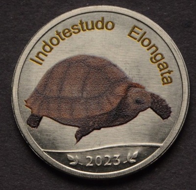 Praslin - 5 rupees Indotestudo Elongata (2023)