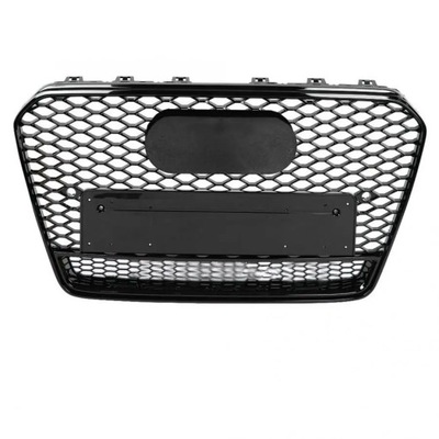 RADIATOR GRILLE IN STYLU RS5 FOR AUDI A5 S5 2012 2013 2014 2015 GLOSS BLACK FOR QUATTR  