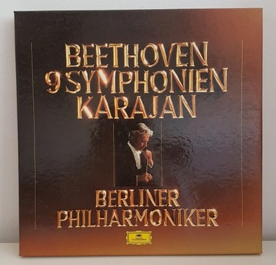 BEETHOVEN 9 SYMPHONIEN KARAJAN BERLINER PHILHARMONIKER BOX 8LP IDEALNE