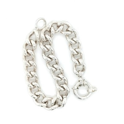 srebrna bransoletka pancerka