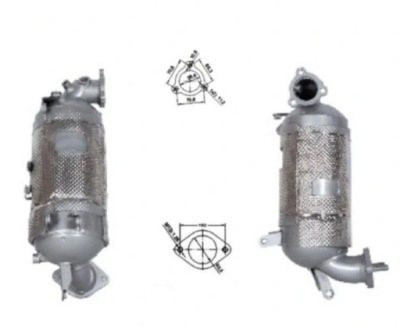Фільтр часток твердих dpf - hyundai tucson kia sportage -2.0crdi фото №1