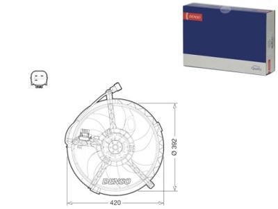 VENTILATEUR RADIATEUR MINI R56 CLUBMAN R55 COUNTRYMAN R60 PACEMAN R61 