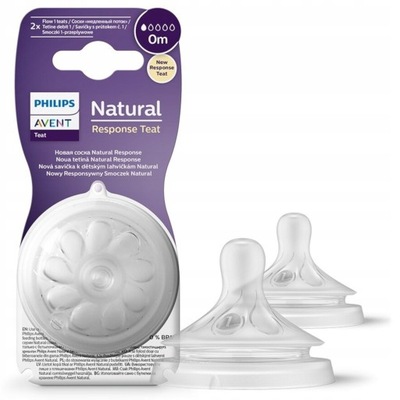 Avent Philips smoczek natural response SCY961/02 niski przepływ do butelek