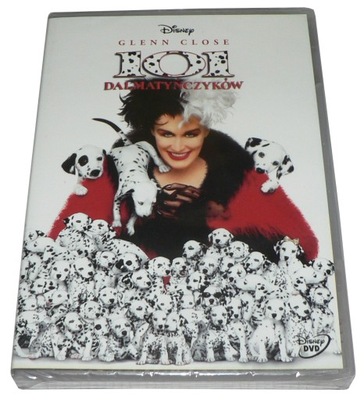 DVD - 101 Dalmatyńczyków - Glenn Close -PL-FOLIA