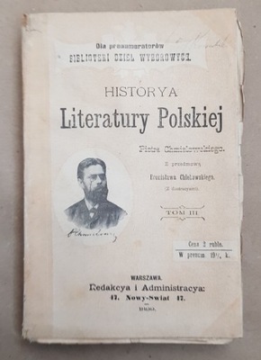 Chmielowski: History literatury polskiej T III