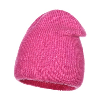 CZAPKA DAMSKA BEANIE ZIMOWA JESIENNA ELASTYCZNA POLSKA MARKA RÓŻOWA